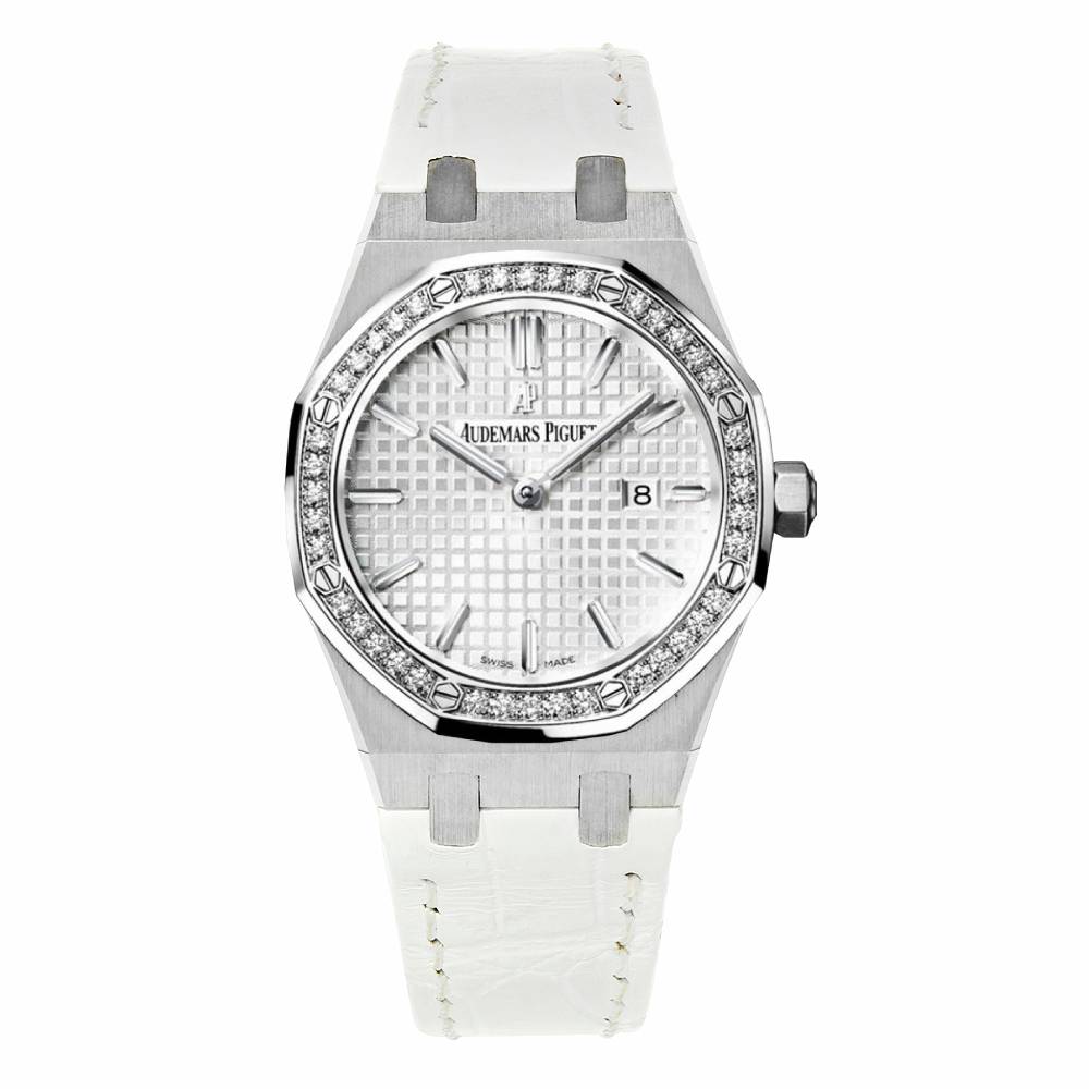 AP Royal Oak 67651ST.ZZ.D011CR.01 Silver Dial Diamond Bezel