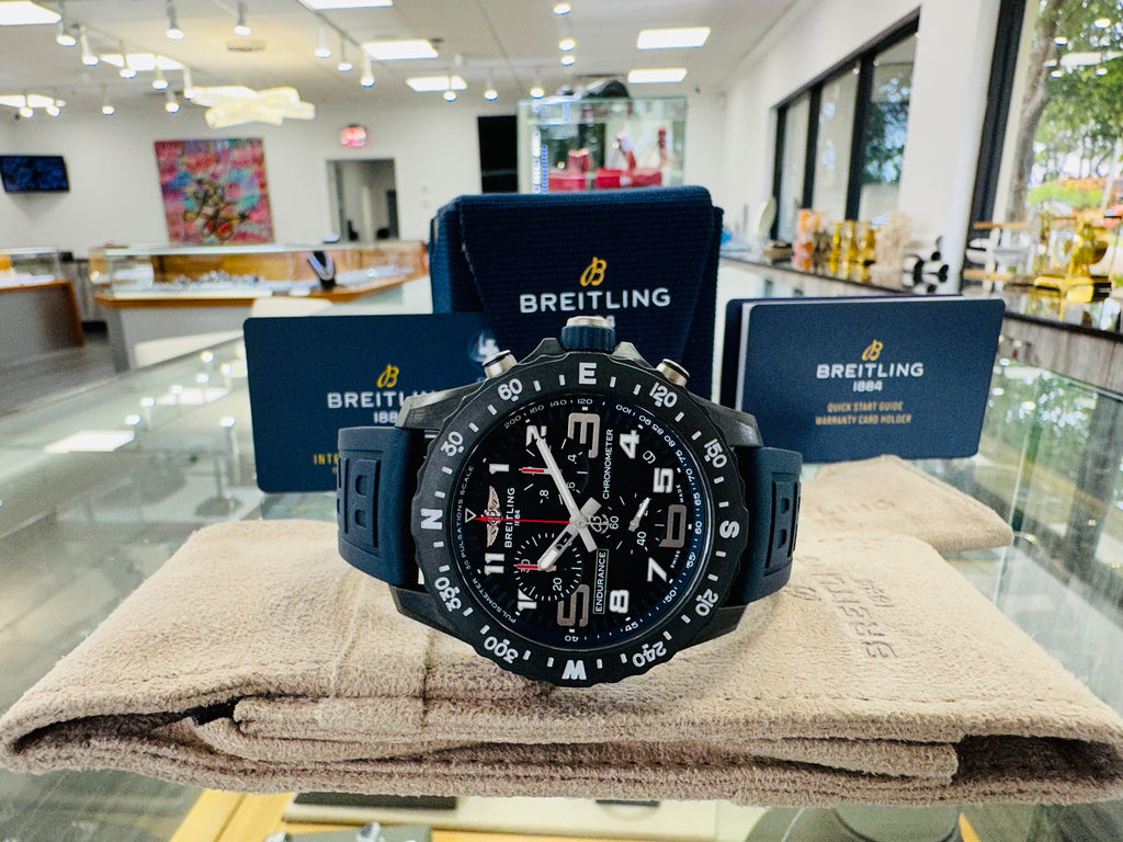 Breitling Endurance Pro X82310 Quartz Chronograph Dark Blue Unworn