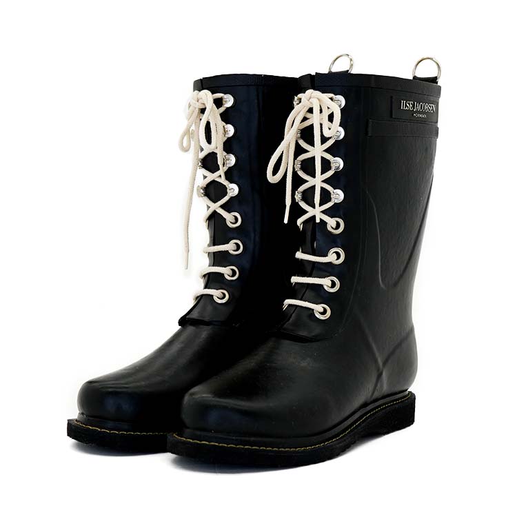 ILSE JACOBSEN｜3/4 Rubber Boots｜Black | セレクトショップ DIARIES