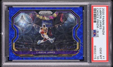 2024 Panini Prizm Deca Silver LeBron James #286 PSA 10 GEM MINT on