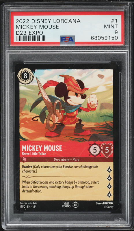 2024 Disney Lorcana Promo D23 Collection Mickey Mouse Brave Little