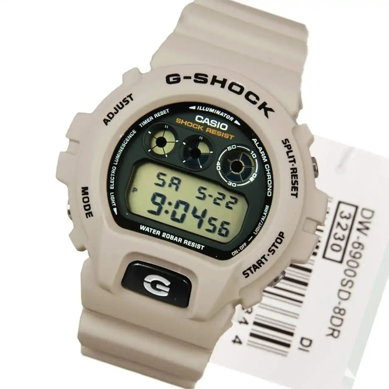 Casio G-Shock Military Standard Digital Desert Storm Beige x Black