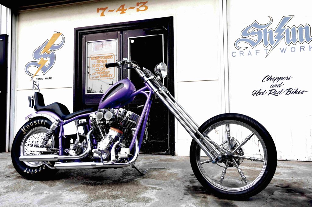 4速フレームを生かした究極のチョッパー【ショベルカスタム、この一台