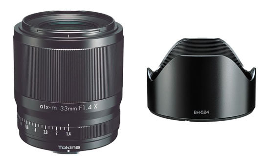 トキナー「atx-m 23mm F1.4」「atx-m 33mm F1.4」の価格とスペック