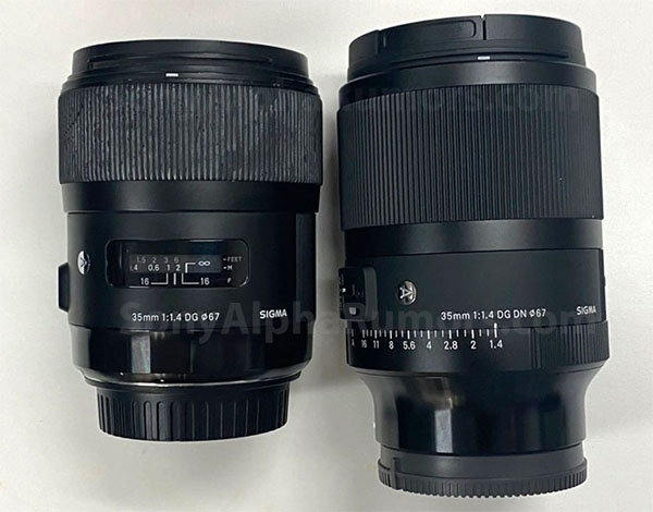 シグマ「35mm F1.4 DG HSM Art」と新型の「35mm F1.4 DG DN Art」の