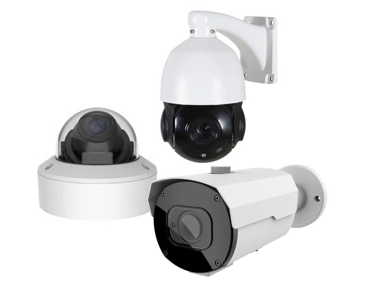 AASPRO 防犯カメラセット モニター・ドーム・バレット AASPRO 防犯