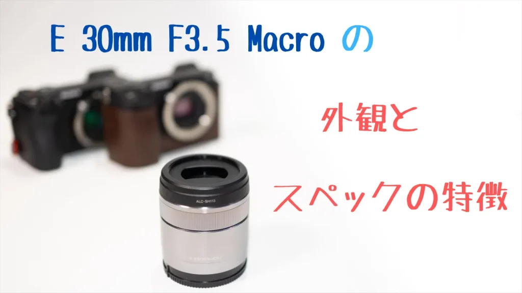 等倍マクロ】Sony E 30mm F3.5 Macro レビュー｜α6400/ZV-E10で