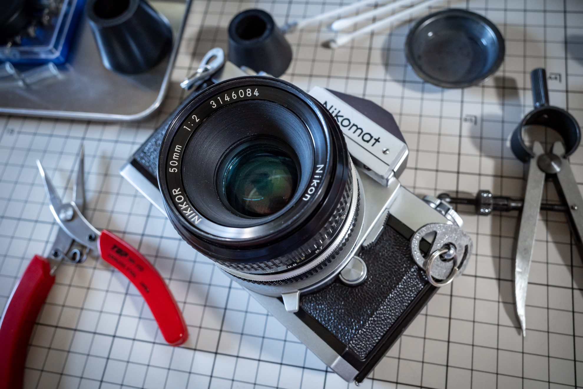 Nikon NIKKOR 50mm F2 ◇メンテナンス編◇ | デジタル試しうち