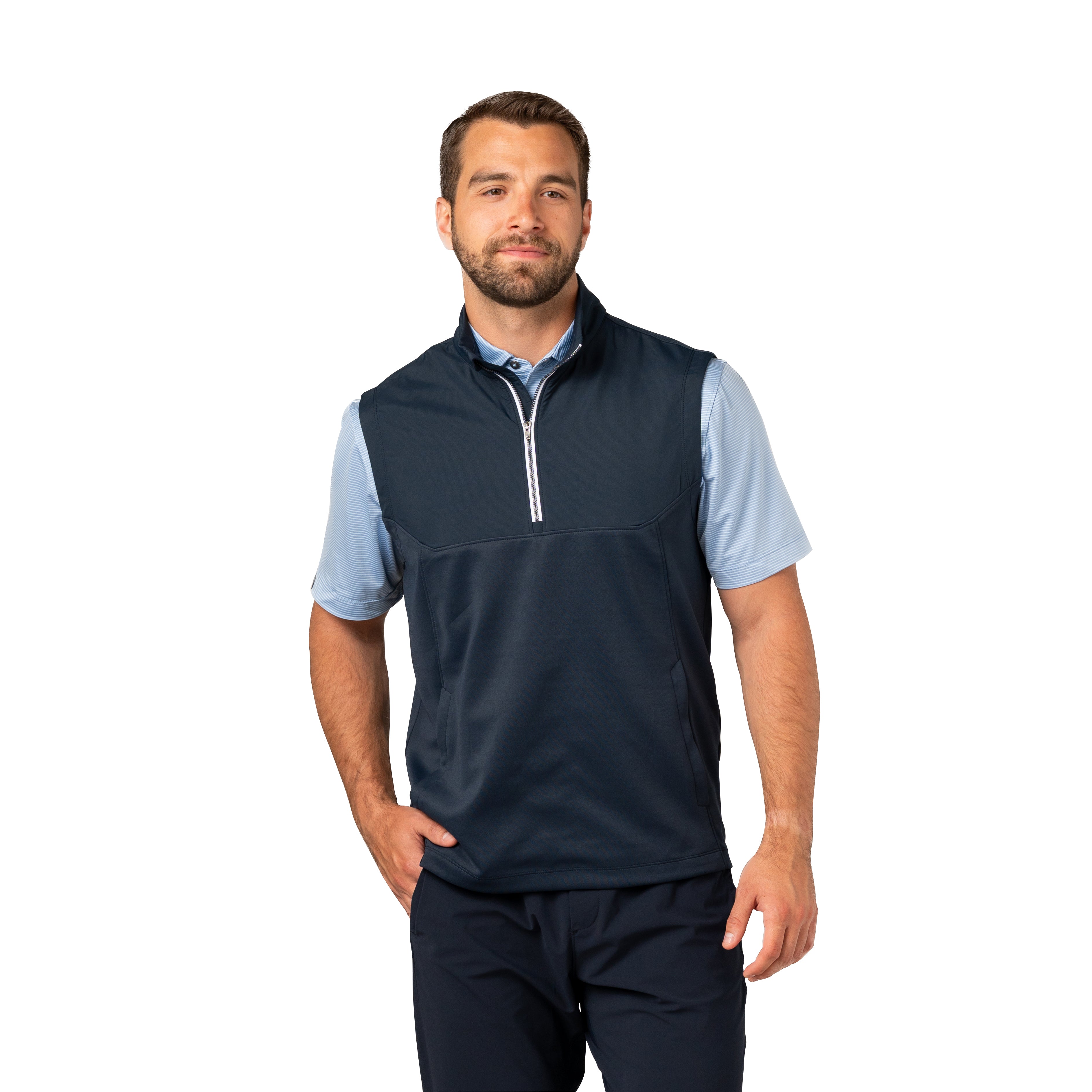 Men's Tiebreaker II Interlock Half Zip Vest – Storm Creek