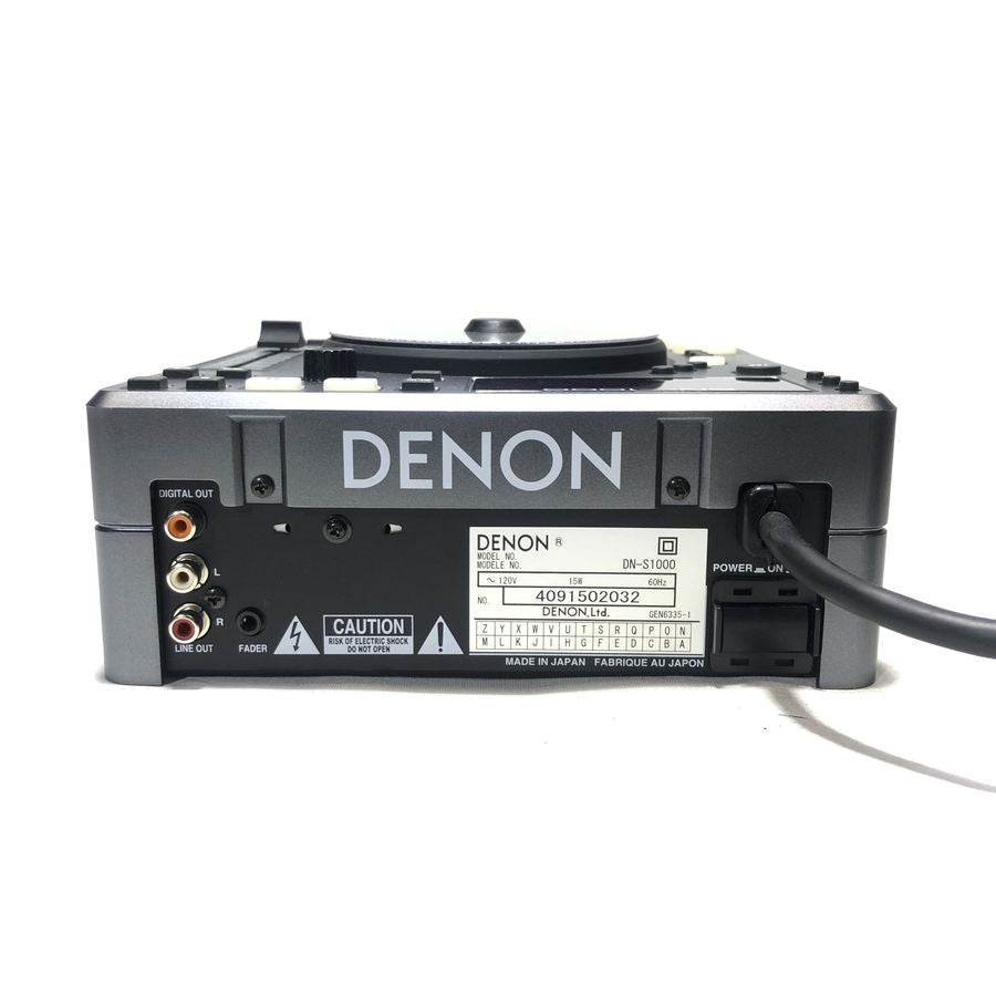 Denon DJ DN-S1000 Compact Portable DJ CD/MP3 Player w/ Scratch and On-