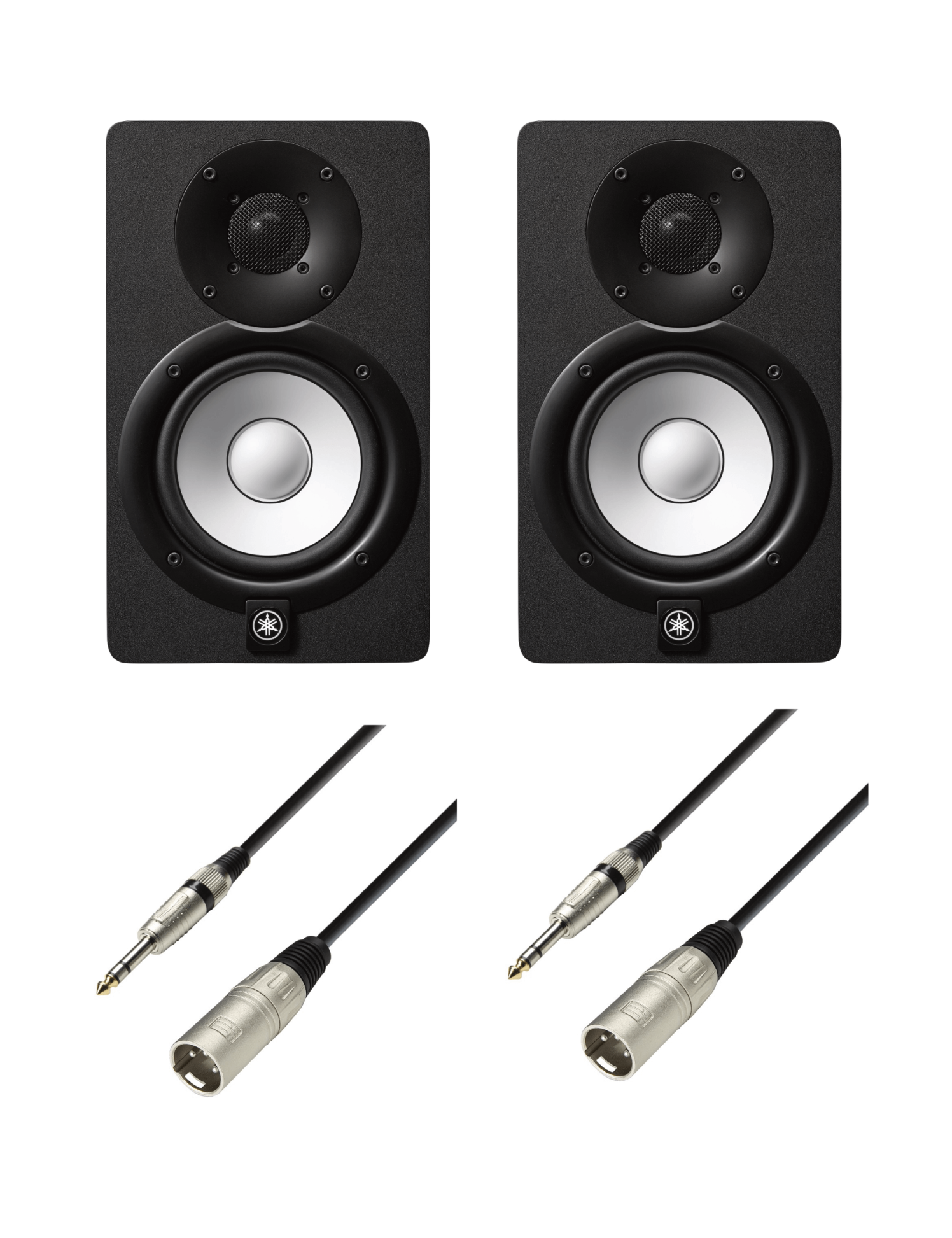 BUNDLE 2 HS5 + 2 CABLES Jack - XLR - Studio Pack