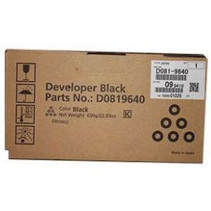 D081-9640 Ricoh Black Developer D0819640