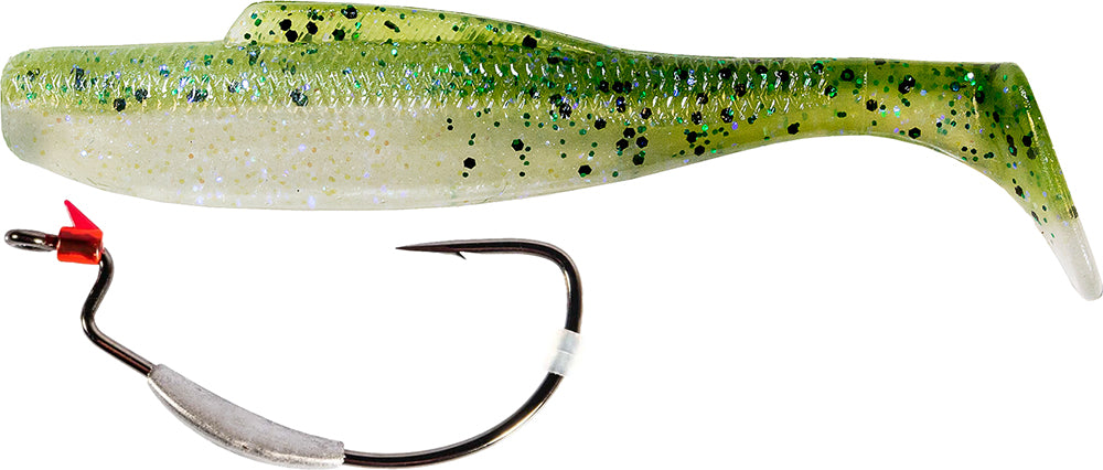 Z-Man 4 Inch DieZel MinnowZ & ZWG Weighted Swimbait Hook Combo
