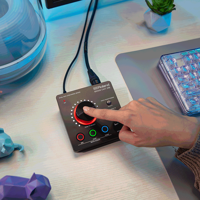 Rolandからゲーミングミキサー「BRIDGE CAST ONE」が発売。