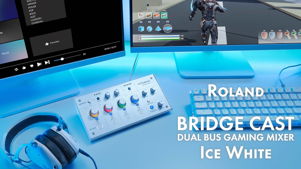 Roland（ローランド）からゲーム配信向けオーディオミキサー「BRIDGE