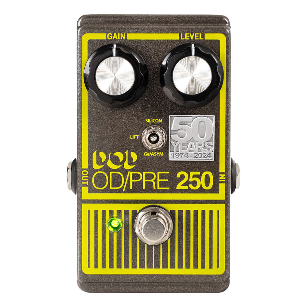世界1974台限定！DOD Overdrive Preamp 250 誕生50周年モデルが発売。