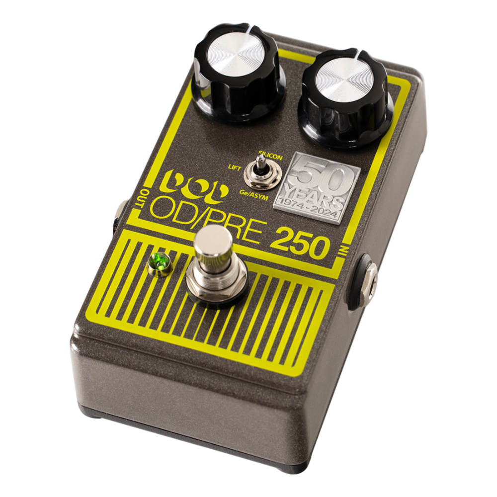 世界1974台限定！DOD Overdrive Preamp 250 誕生50周年モデルが発売。