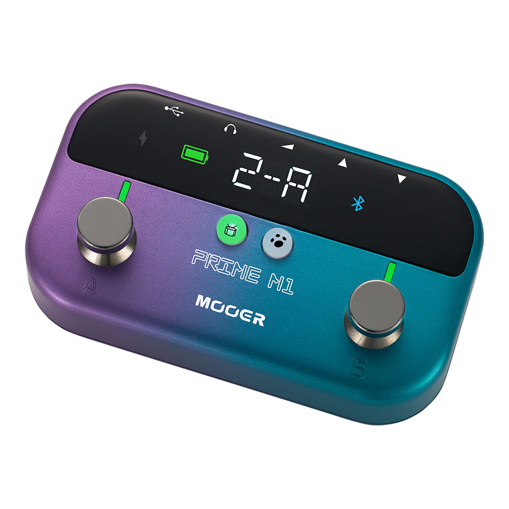 Mooerから小型マルチエフェクター「Prime M1」が発売。