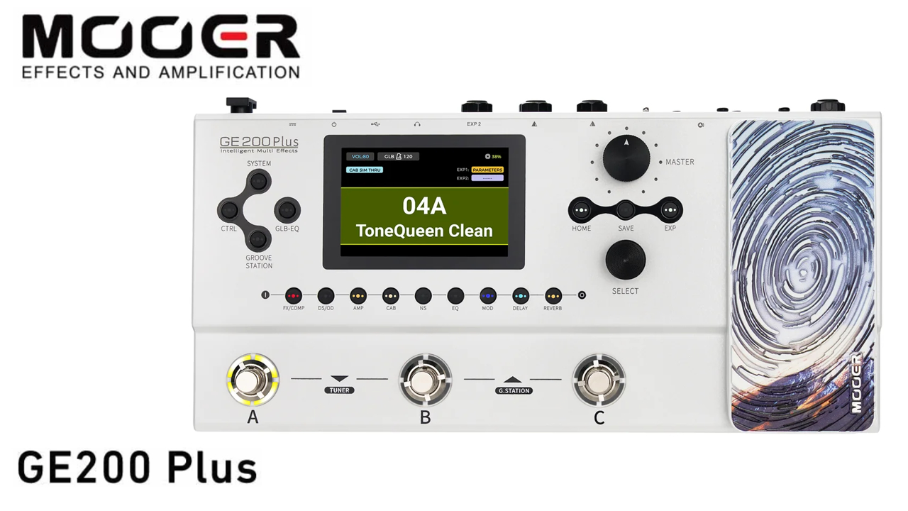 Mooerよりハイクオリティサウンドを作るマルチ GE200 Plus登場