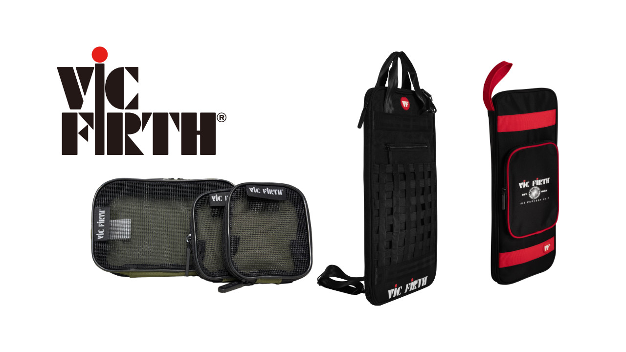 VIC FIRTHから アクセサリーポーチ、スティックバッグが発売！