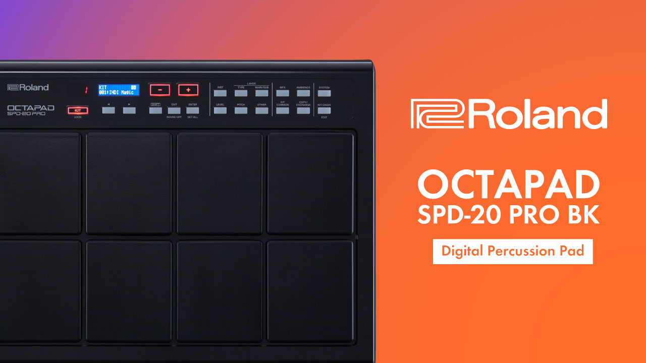 Rolandから「OCTAPAD SPD-20 PRO BK」が発売！