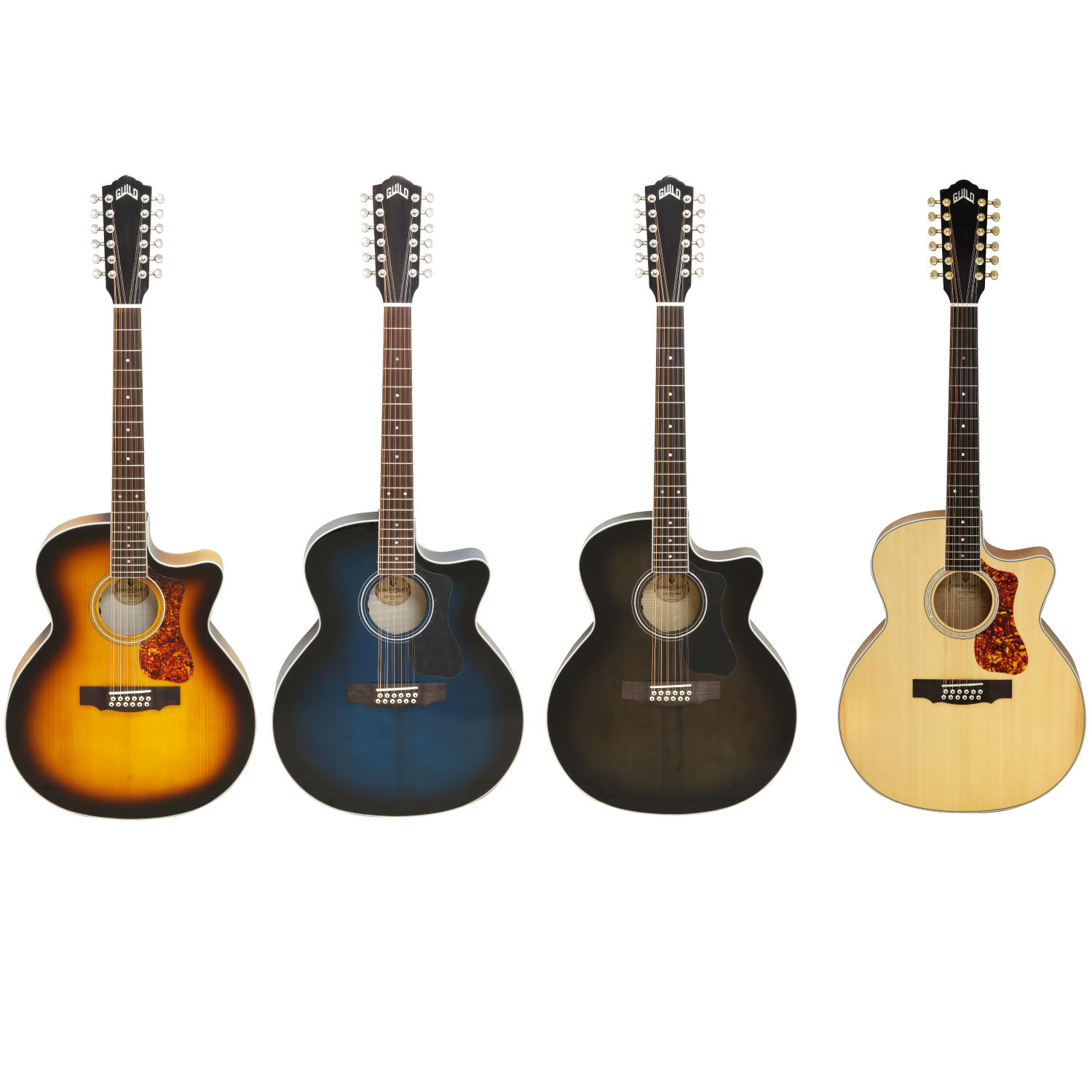 GUILDから12 弦「 F-2512」 にカッタウェイシェイプが登場!！