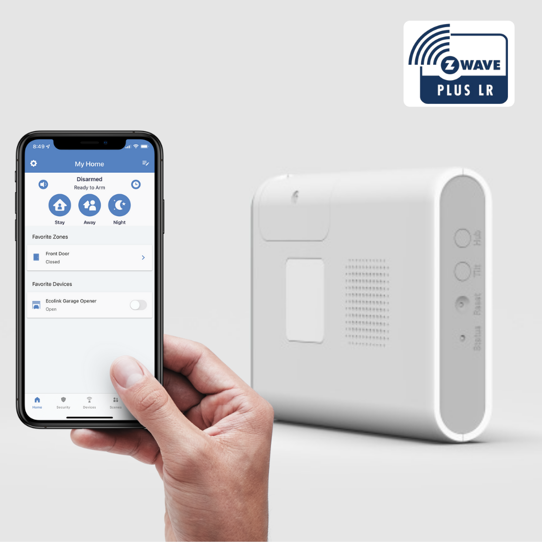 Z-Wave Long Range Garage Controller | Ecolink