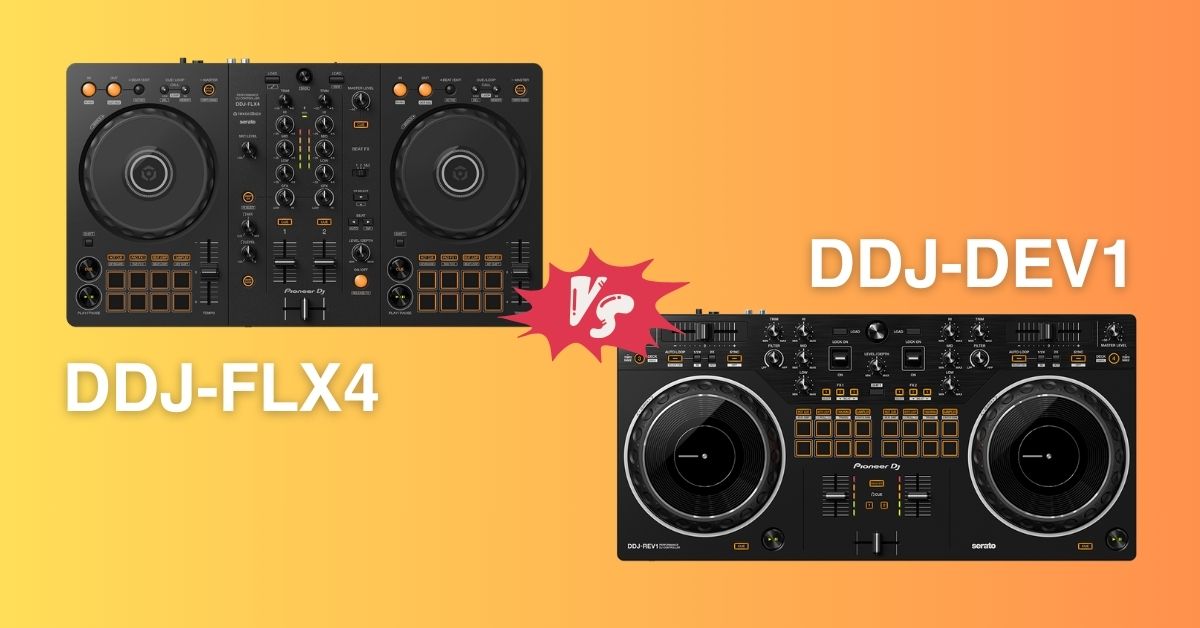 DDJ-FLX4とDDJ-REV1を徹底比較。Pioneer DJのビギナー向け