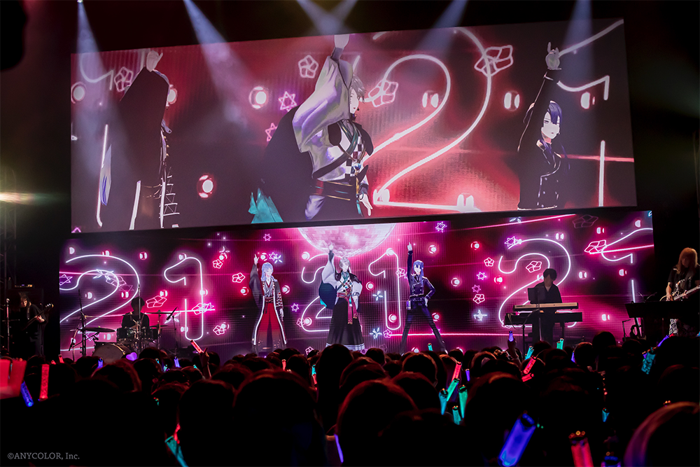 弦月藤士郎、長尾景、甲斐田晴によるユニット・VΔLZ初の単独ライブ