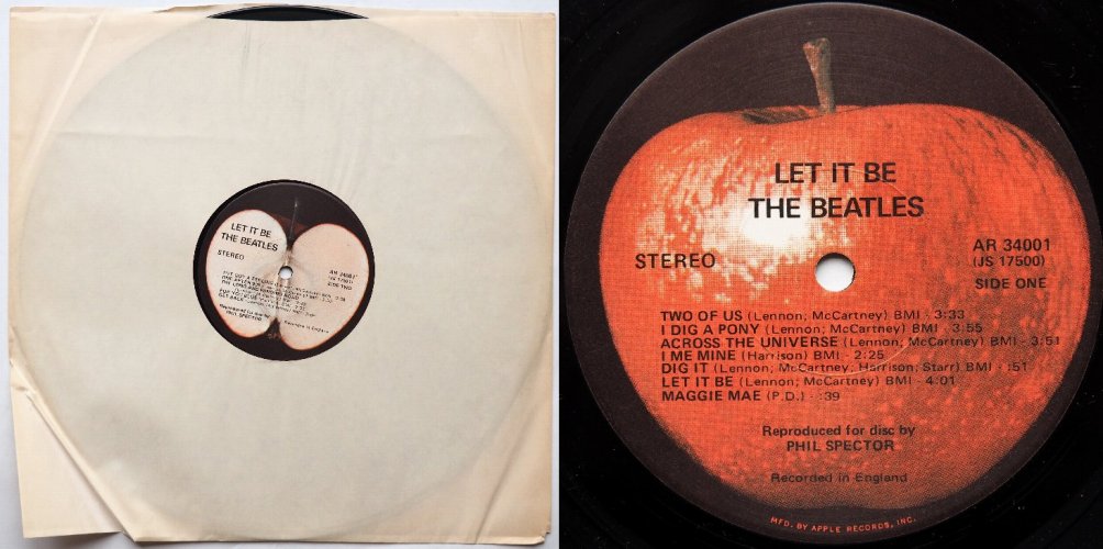 Beatles / Let It Be (US Red Apple Early Issue) - DISK-MARKET