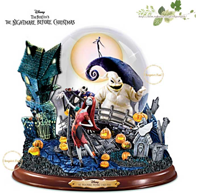 ナイトメア・ビフォア・クリスマスのスノードムはクリスマスにぴったり