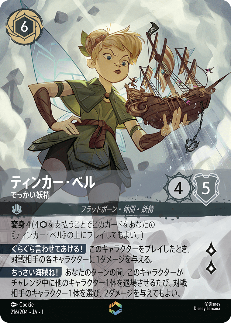 ティンカー・ベル - でっかい妖精 - ディズニーロルカナ日本語まとめ