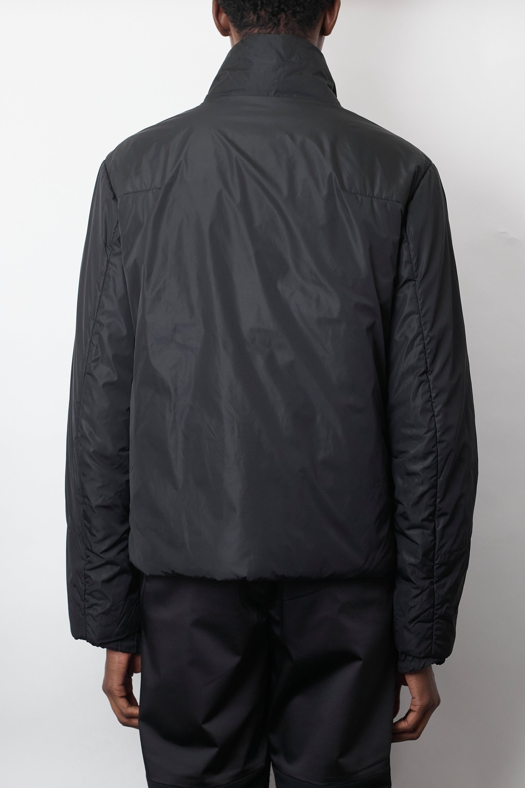 PRADA SPORT BLACK TECH NYLON PADDED SHORT JACKET – DISSONANCE