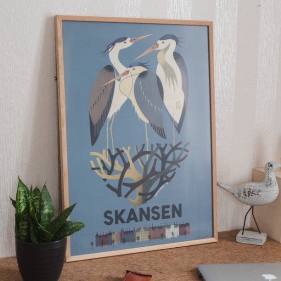 北欧ポスター】これ1枚で憧れの北欧インテリアが実現！スウェーデンの