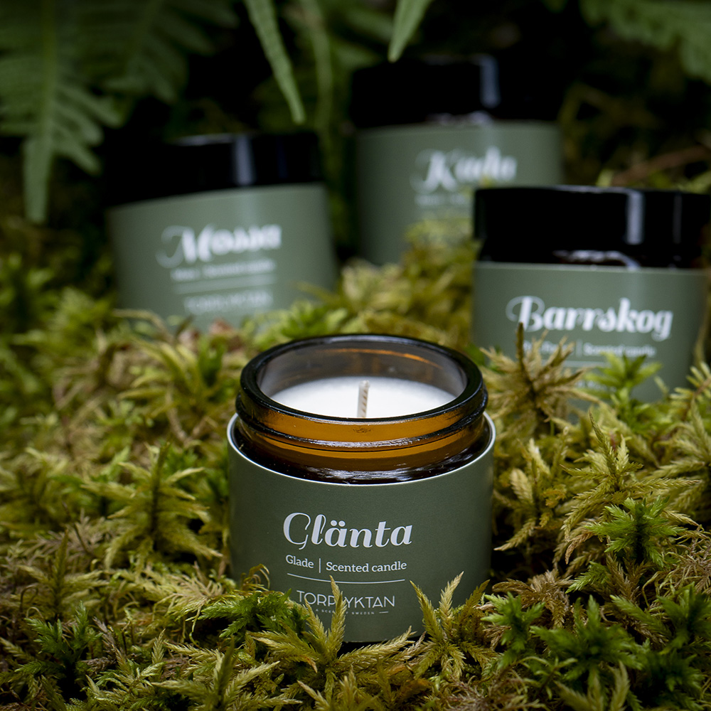 北欧アロマキャンドル【全部試せる4種類セット】「北欧の森」by