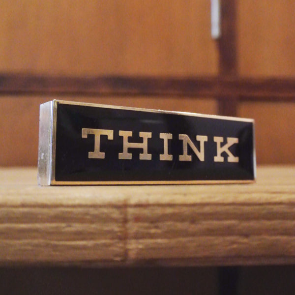 Vintage IBM “THINK” Desk Top Ornament