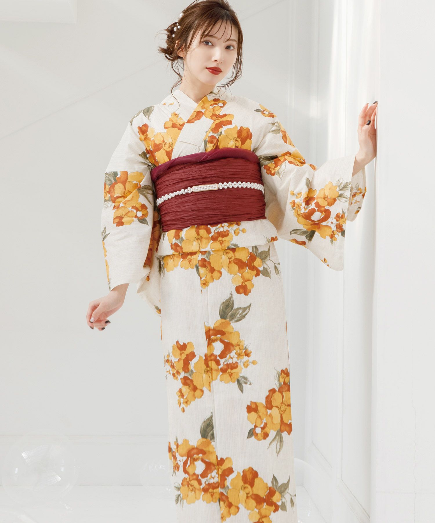 古典大正ロマンDita ディータ浴衣ツバキ椿