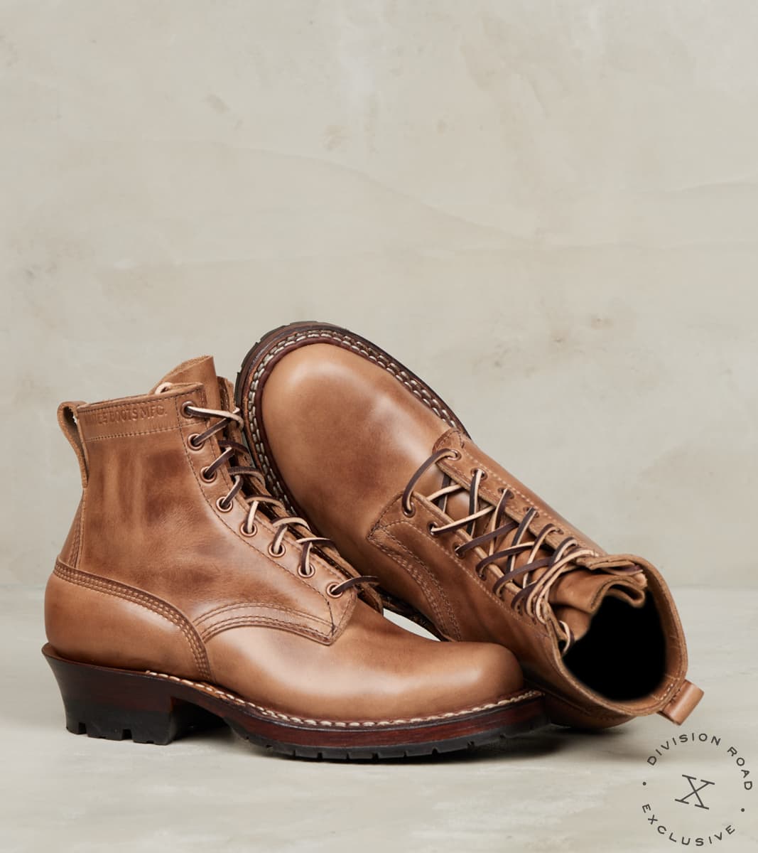 White's x DR Cruiser 350 - 55 - Split Commando - Horween Natural
