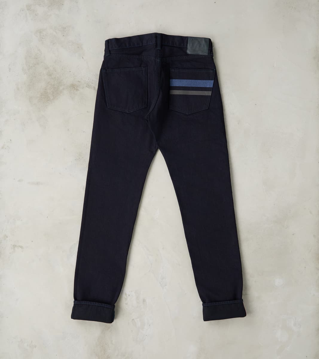 Momotaro Jeans - 0306-IBSP - Tight Tapered - 15.7oz Indigo x Black