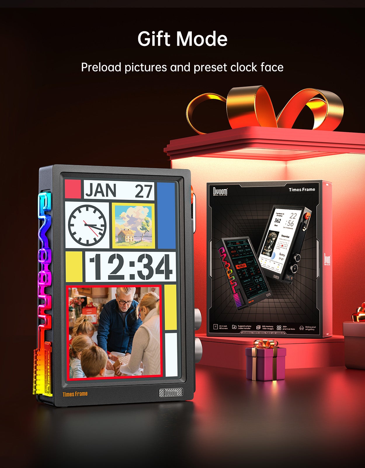 Divoom Times Frame Digital Picture Frames