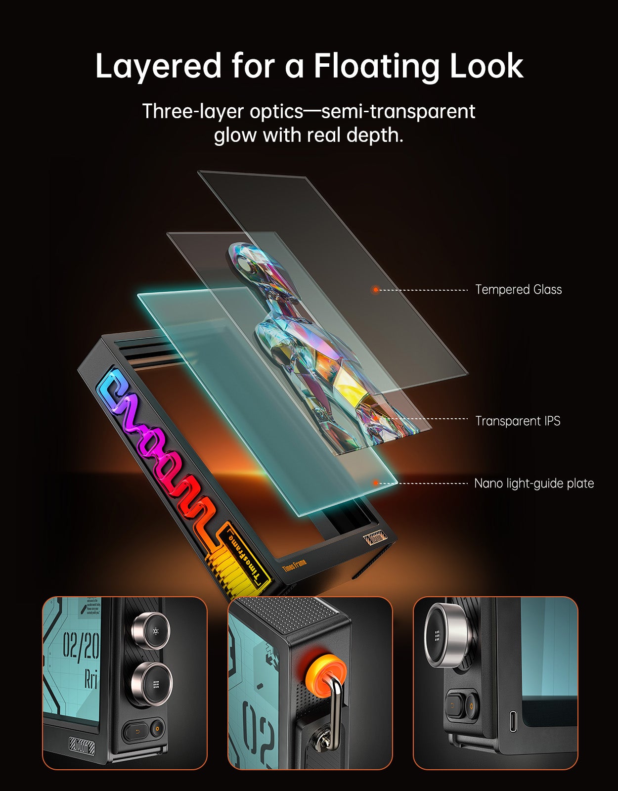 Divoom Times Frame Digital Picture Frames