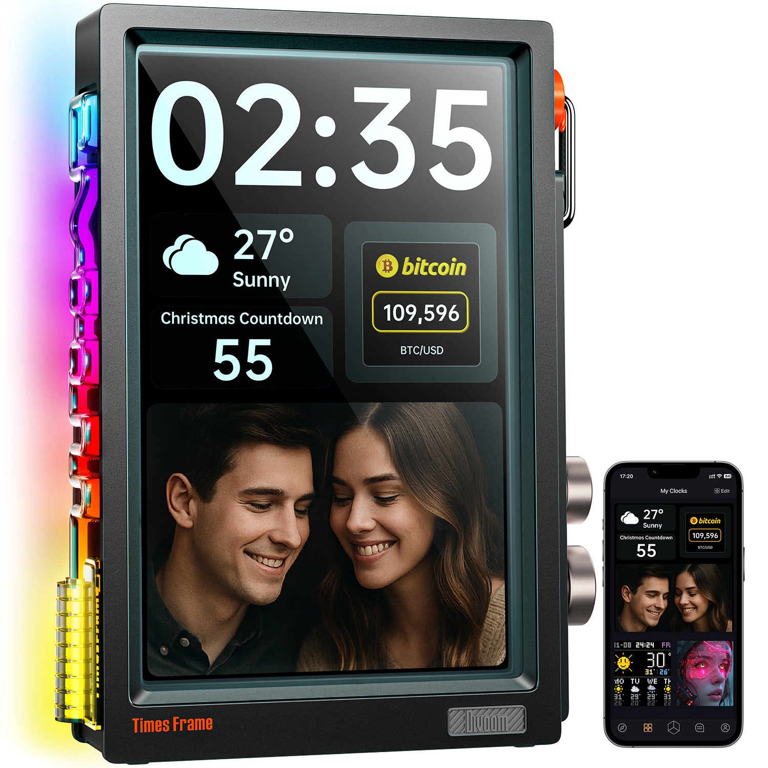 Divoom Times Frame Digital Picture Frames