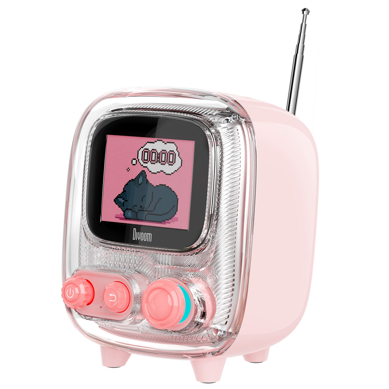 Divoom Tiivoo-2 レトロ Bluetooth スピーカー 付FM ラジオスピーカー