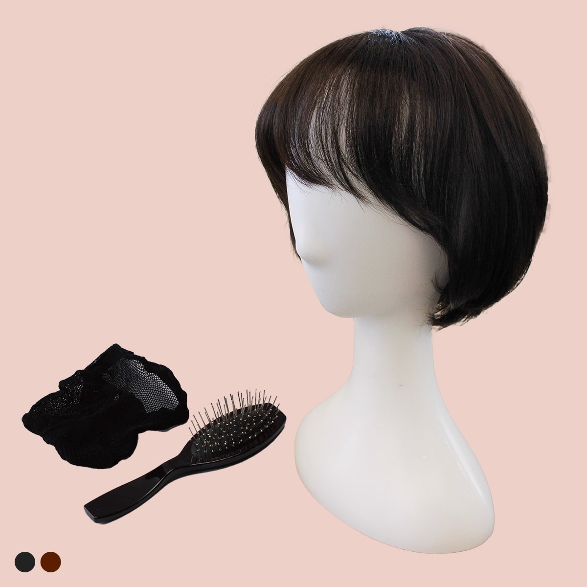 人毛100%ミセスボブウィッグ｜テレビショッピング・通販のダイレクト