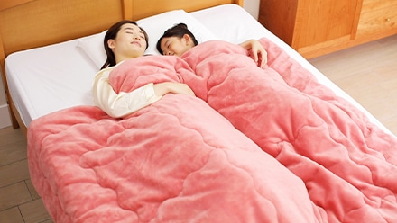 ひな暖シリーズ公式サイト|ひな暖ぬくぬくセット(毛布+敷きパッド