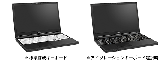 富士通パソコン | ダイレクトシリーズ A746/PW、A576/PW 外観ページ