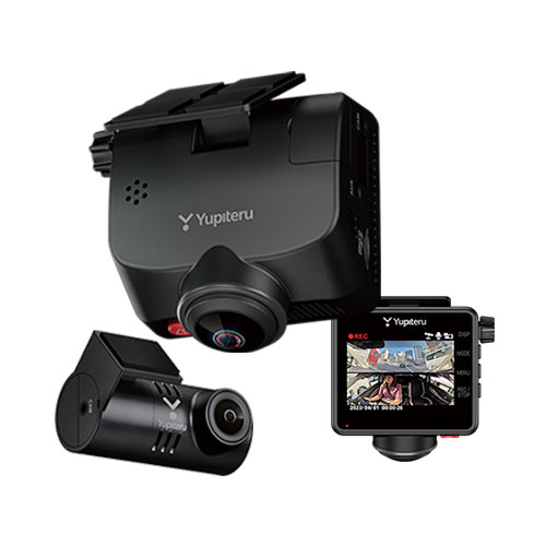 値下げあり！駐車監視OP付きレクサスで使用。YupiteruZQ-35Rドラレコ