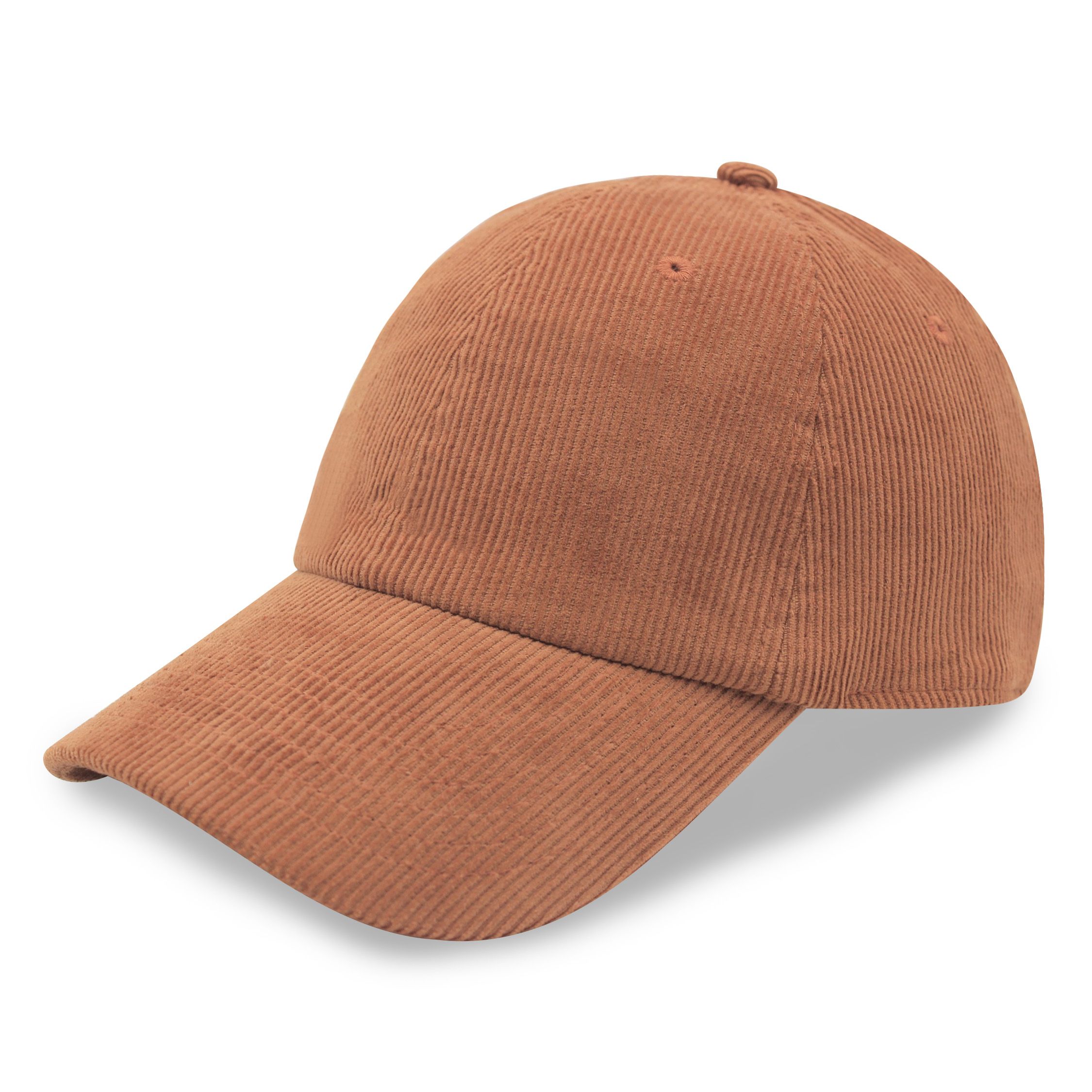 6 Panel Hybrid Corduroy Relaxed Golf Hat Dad Cap(6647)