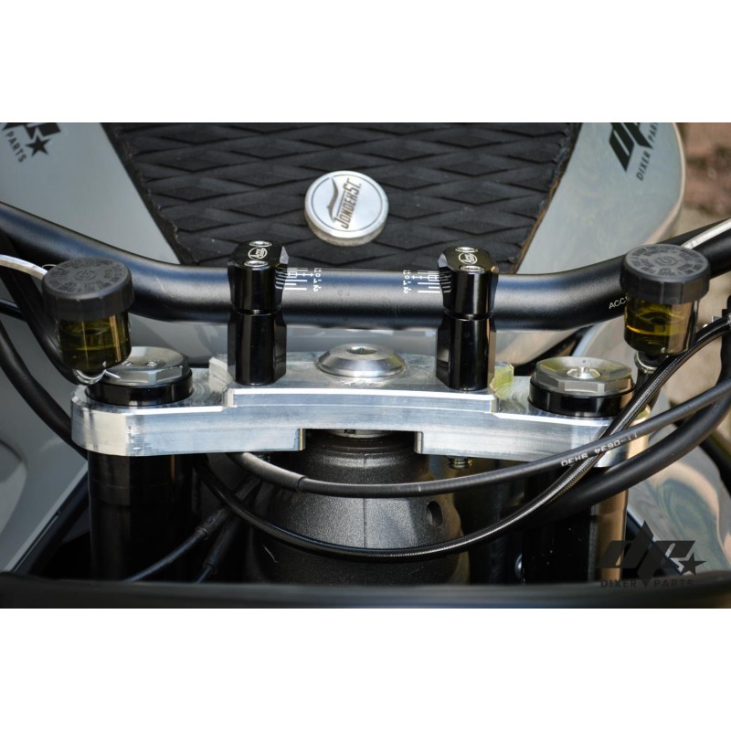 Reinforced Upper Triple Tree Clamp Kawasaki ZX6R 636 (2013-2025) Stunt