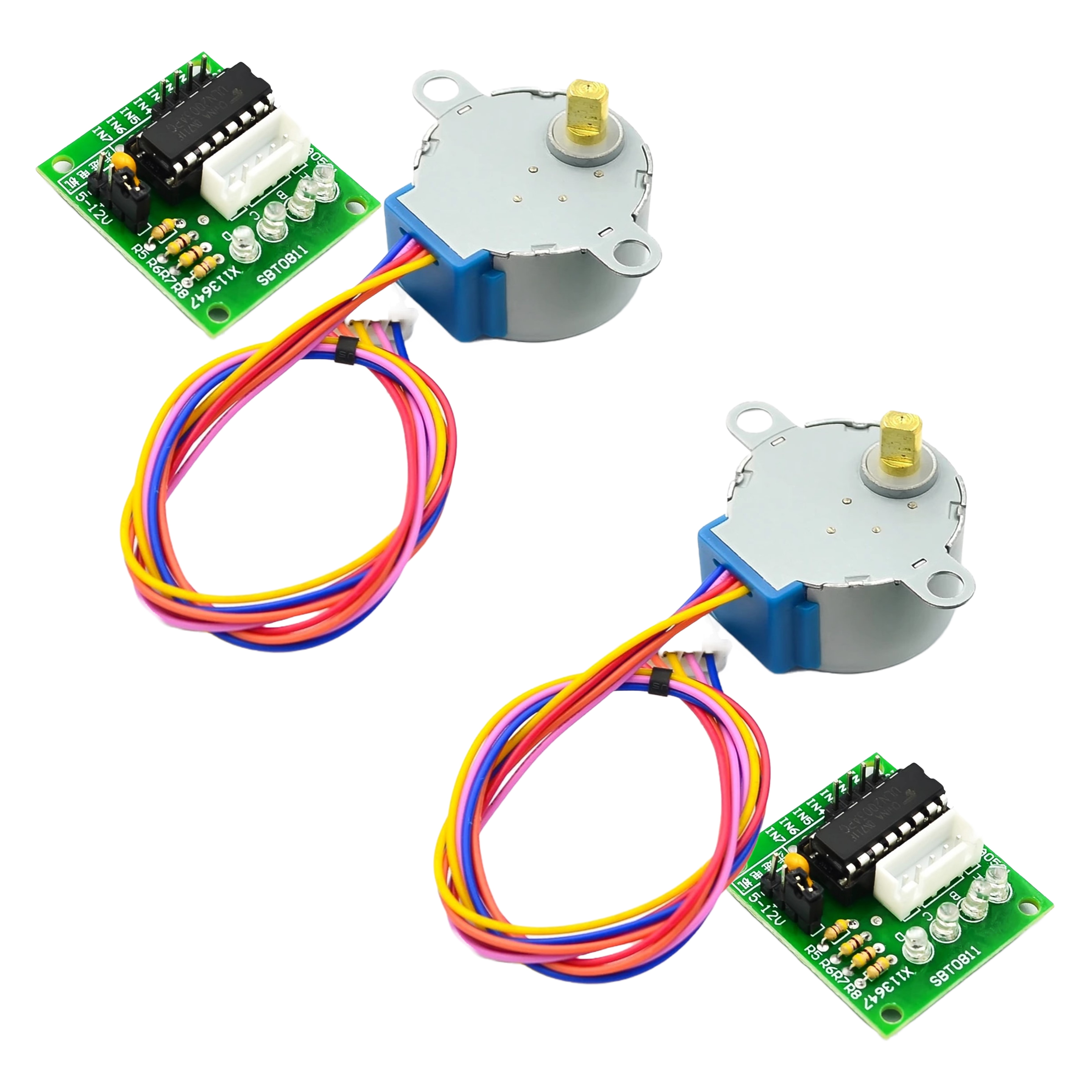 DIYables 28BYJ-48 ULN2003 5V Stepper Motor with Driver for Arduino
